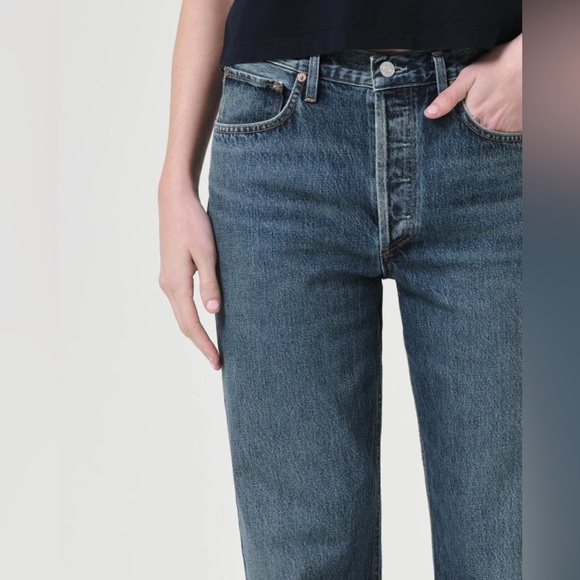 Agolde Fran Jean in Dwell Wash Size 28 - Picture 3 of 9